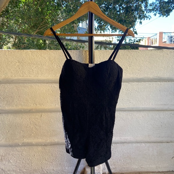 None Pants - Forever 21 Exclusive Lace Jumpsuit.Size - M